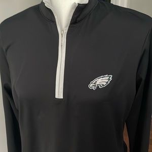 Phila Eagles quarter zip womens M
